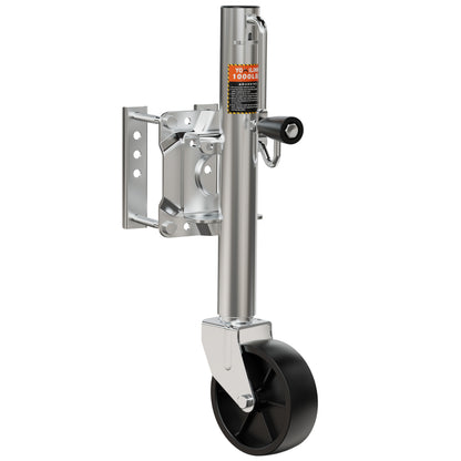 YOMILINK 1000 lbs Trailer Jack with Wheel, Heavy Duty Swivel Boat Jack