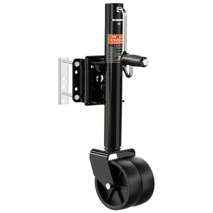 YOMILINK 2000 lbs Trailer Jack with Dual Wheel, Heavy Duty Swivel Boat Jack