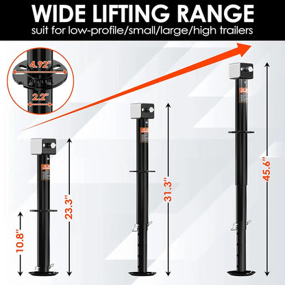 YOMILINK Upgrade 5000 lbs Trailer Jack, 20-24V Cordless Drill Compatible