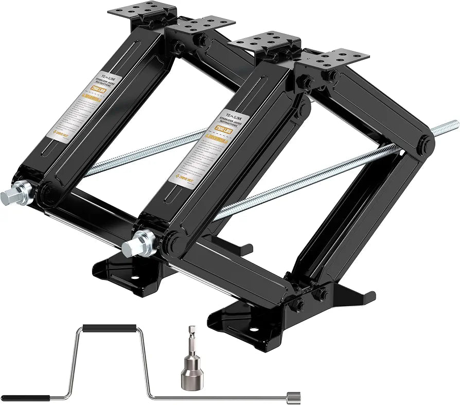 YOMILINK 7500lbs RV Scissor Jacks, Stabilizer Leveling Heavy Duty Jacks