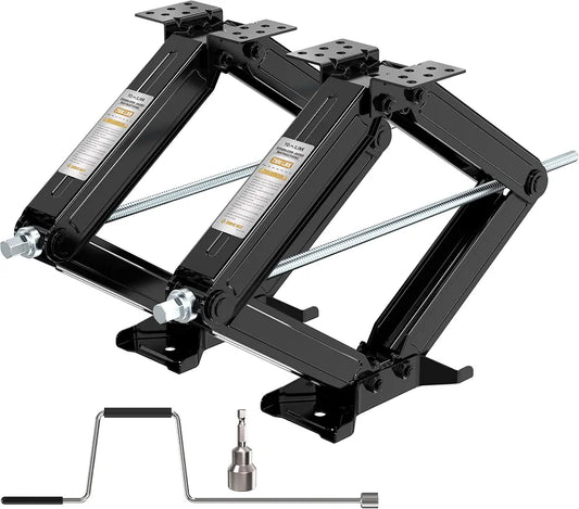 YOMILINK 7500lbs RV Scissor Jacks, Stabilizer Leveling Heavy Duty Jacks
